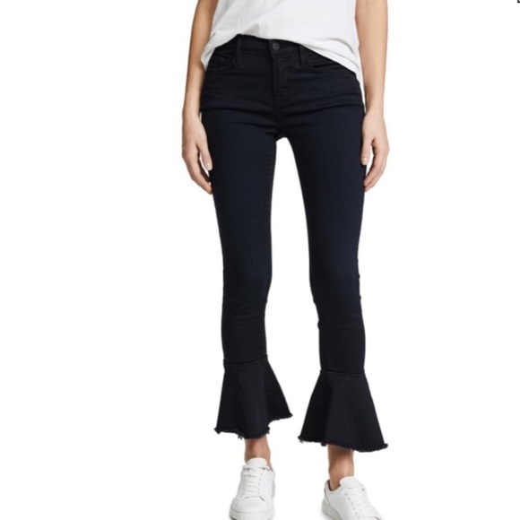 FRAME DENIM Le Skinny de Jeanne Flounce Flare Jean - Picture 2 of 7